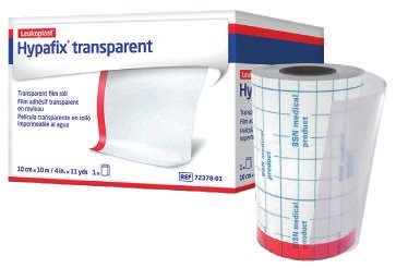 Bande de fixation adhésive imperméable Hypafix transparent