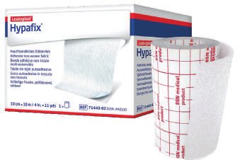 Bande de fixation adhésive Pansement adhésif Leukoplast Hypafix soft white