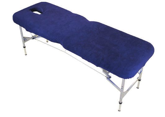 Housse éponge pour tables de massage avec trou