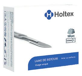 Manche inox non stérile et lames à usage unique Spengler