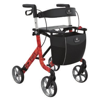 Rollator 4 roues SPACE LX ARTLINE PIVOINE