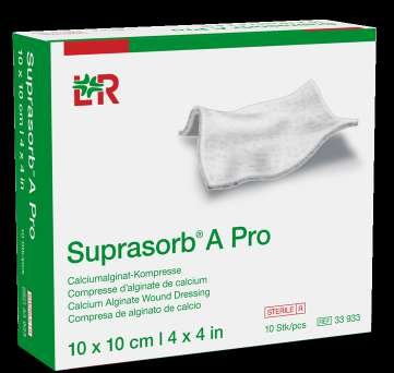 Suprasorb A Pro, Compresse d’alginate de calcium