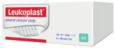 Sutures cutanées adhésives stériles Leukoplast wound closureStrip