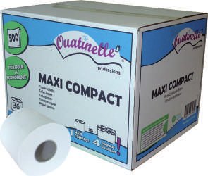 Système de distribution de papier hygiénique double rouleaux